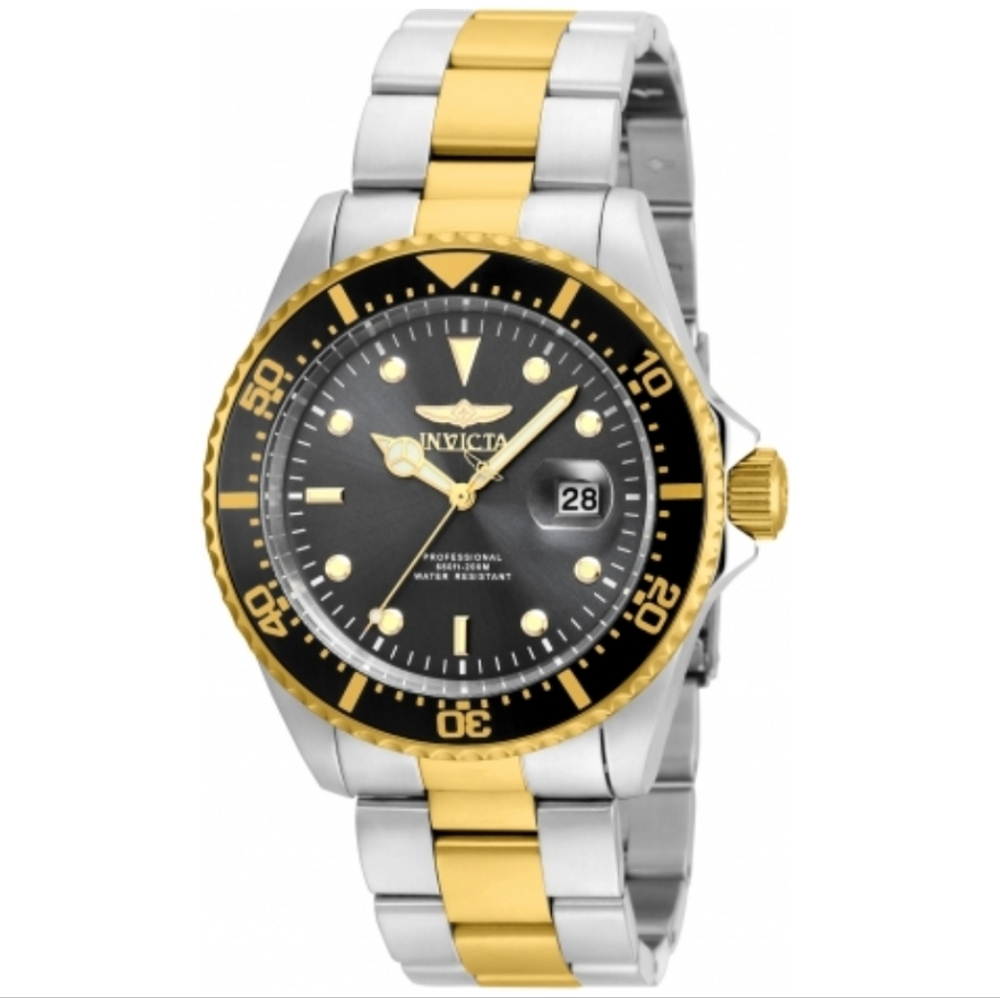 NEW!! Invicta Pro Diver (22057), 43mm Case, Stainless Steel, Gold-Silver Tone..